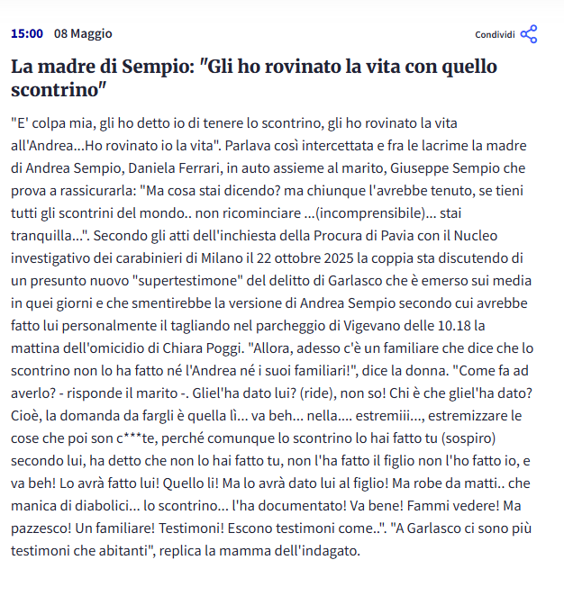 esmeraxxx's tweet photo. #Garlasco
RAINEWS 24
Pubblicata ulteriore versione dell'articolo sullo scontrino: https://t.co/TguCJmvpVE