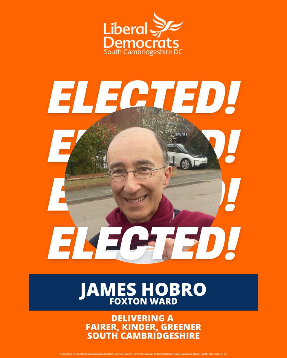 🔶South Cambs Lib Dem Councillors🔶 tweet media