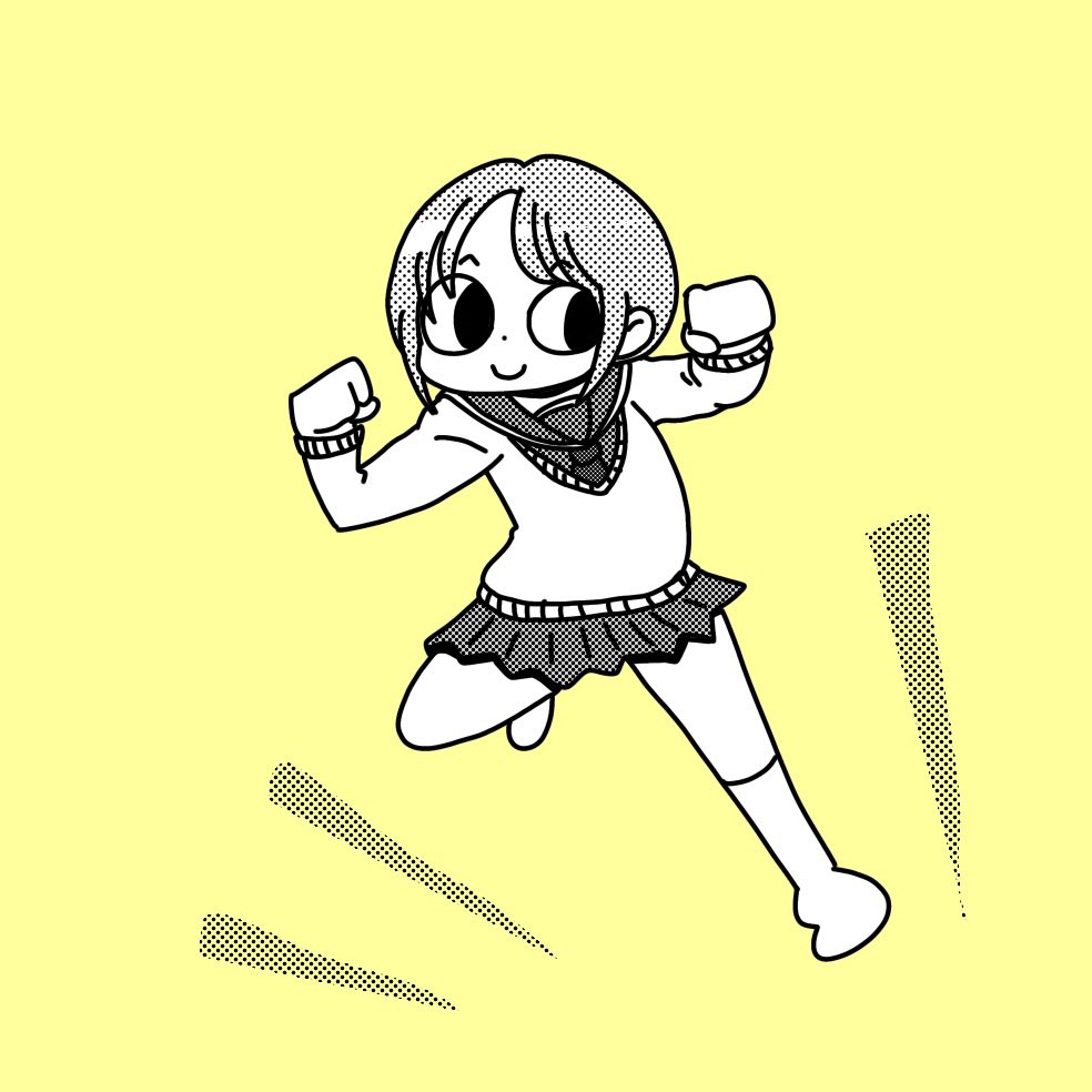どすこいキャラクターイラスト落書き 2089枚目 イダーキーッ】 どすんどすん。 #イラスト #落書き #doodle