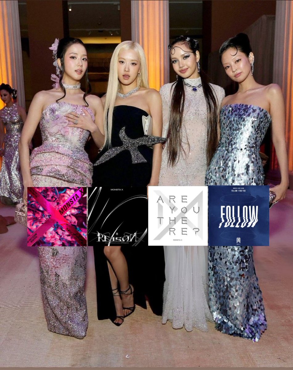 blackpink members as monsta x albums