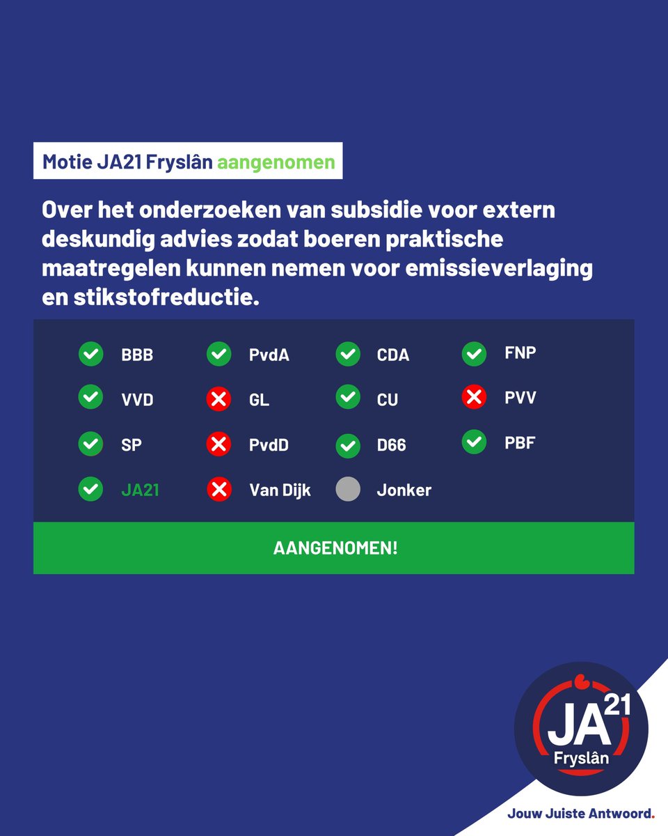 JA21 Fryslân tweet media