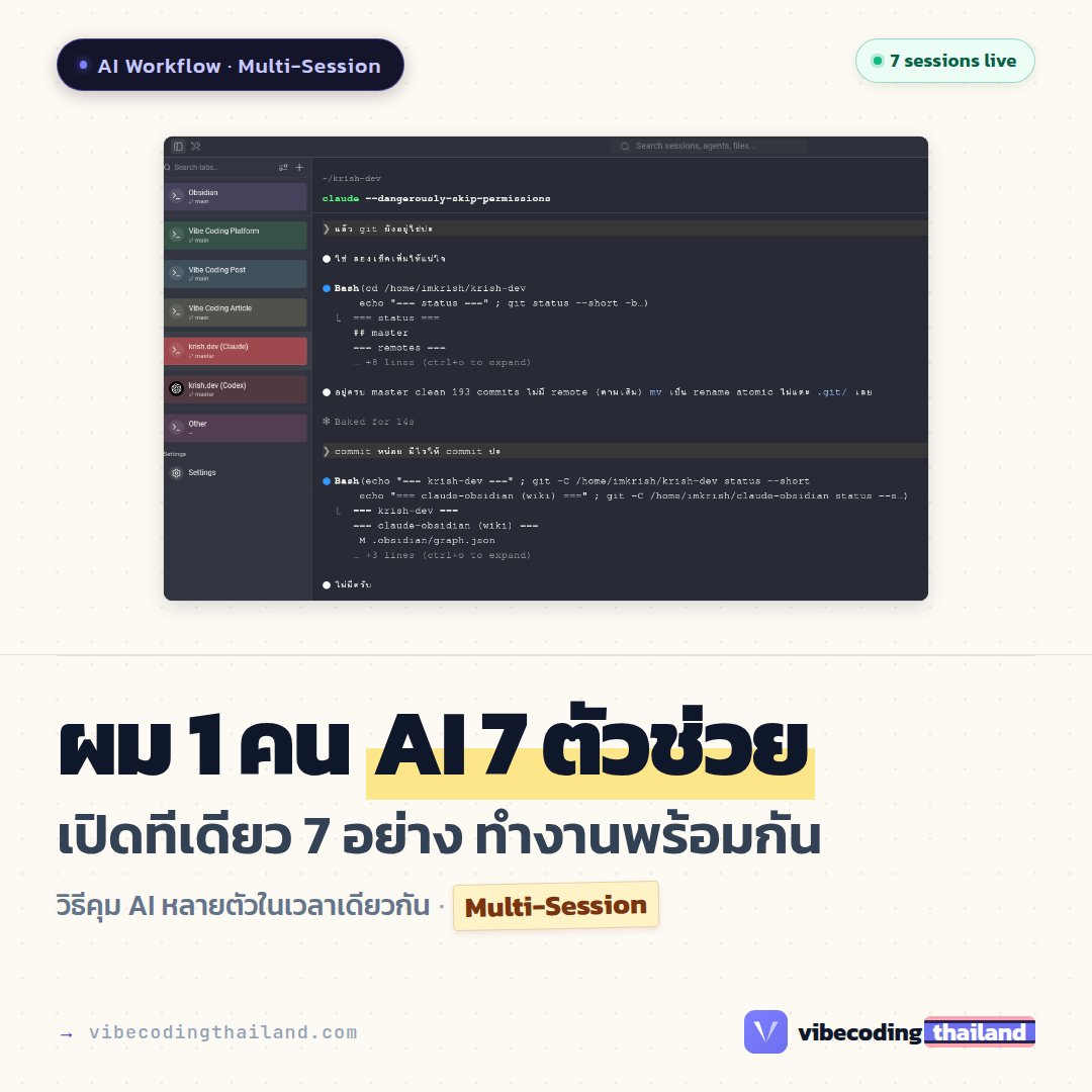 Vibe Coding Thailand tweet media