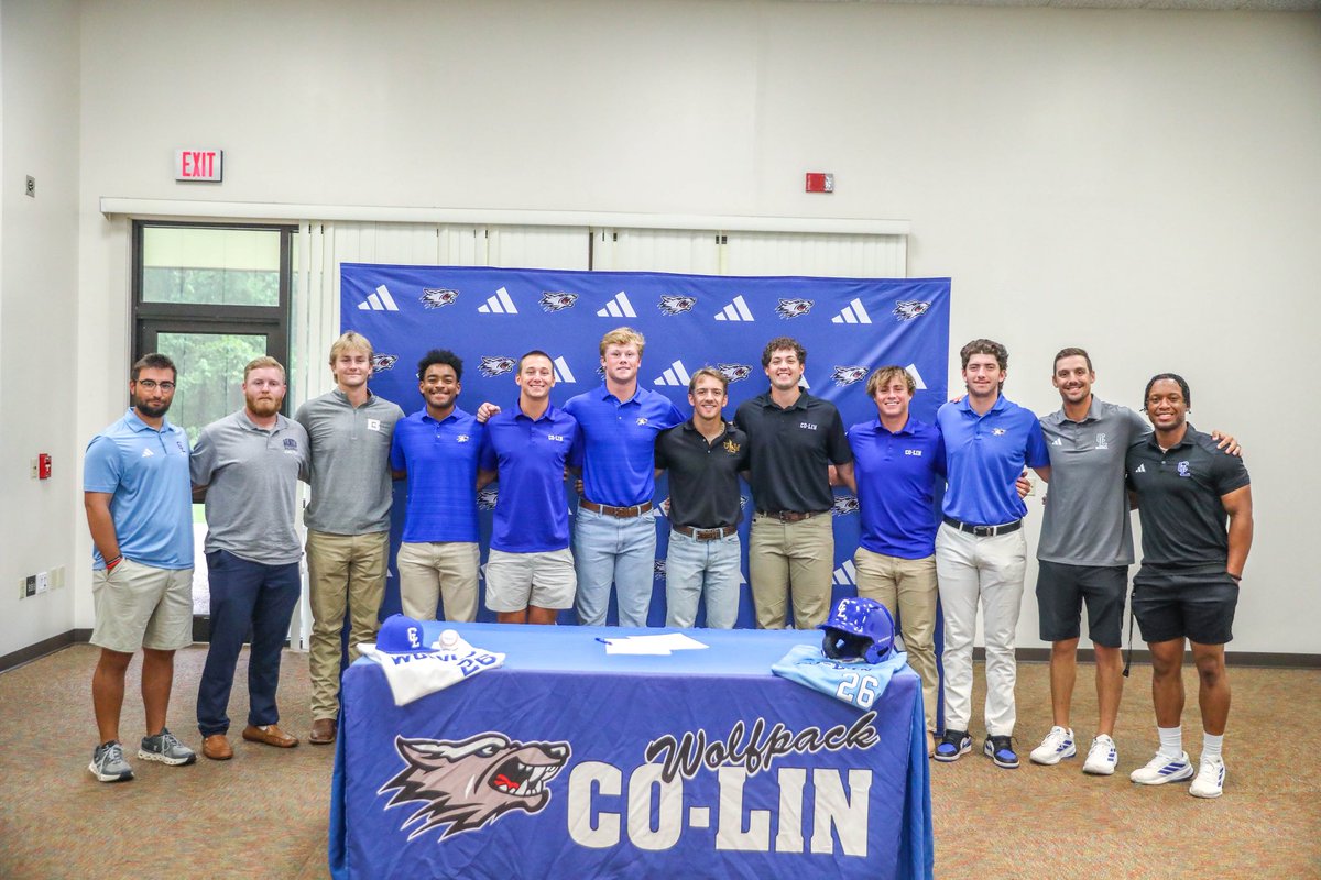 colinathletics's tweet photo. Congratulations to our baseball signees on moving on to the next level! Baseball capped off a historic year by placing seven players at the NCAA Division I level and two at the NCAA Division III level!

#BackThePack https://t.co/jfR9VvP8kg