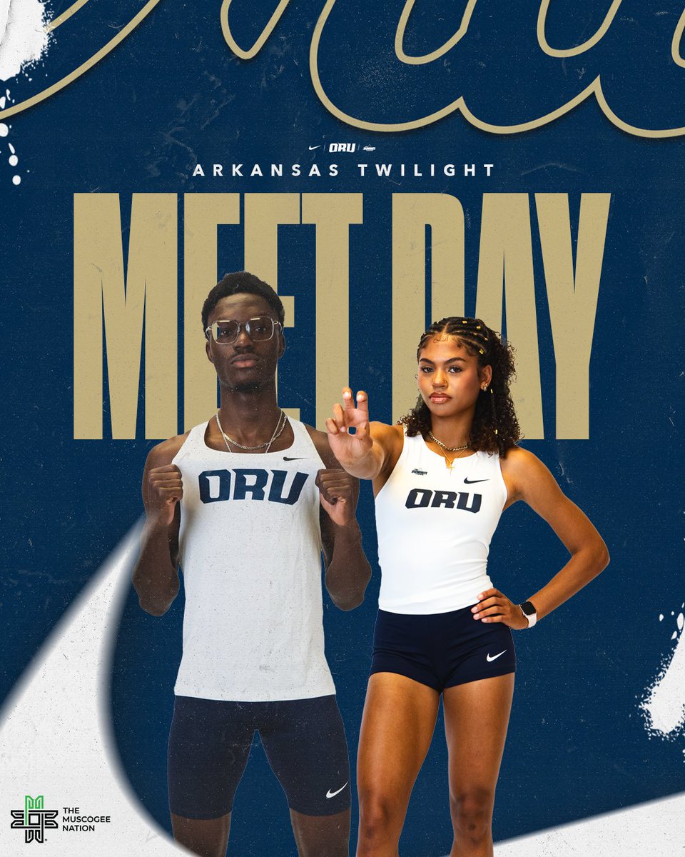 ORUTrack's tweet photo. 𝙒𝙧𝙖𝙥𝙥𝙞𝙣𝙜 𝙩𝙝𝙚 𝙍𝙚𝙜𝙪𝙡𝙖𝙧 𝙎𝙚𝙖𝙨𝙤𝙣😤

The Golden Eagles are back in action at the Arkansas Twilight to cap off their outdoor regular season!

#ORUTF | #GoldenStandard https://t.co/VgTeNw9aU5