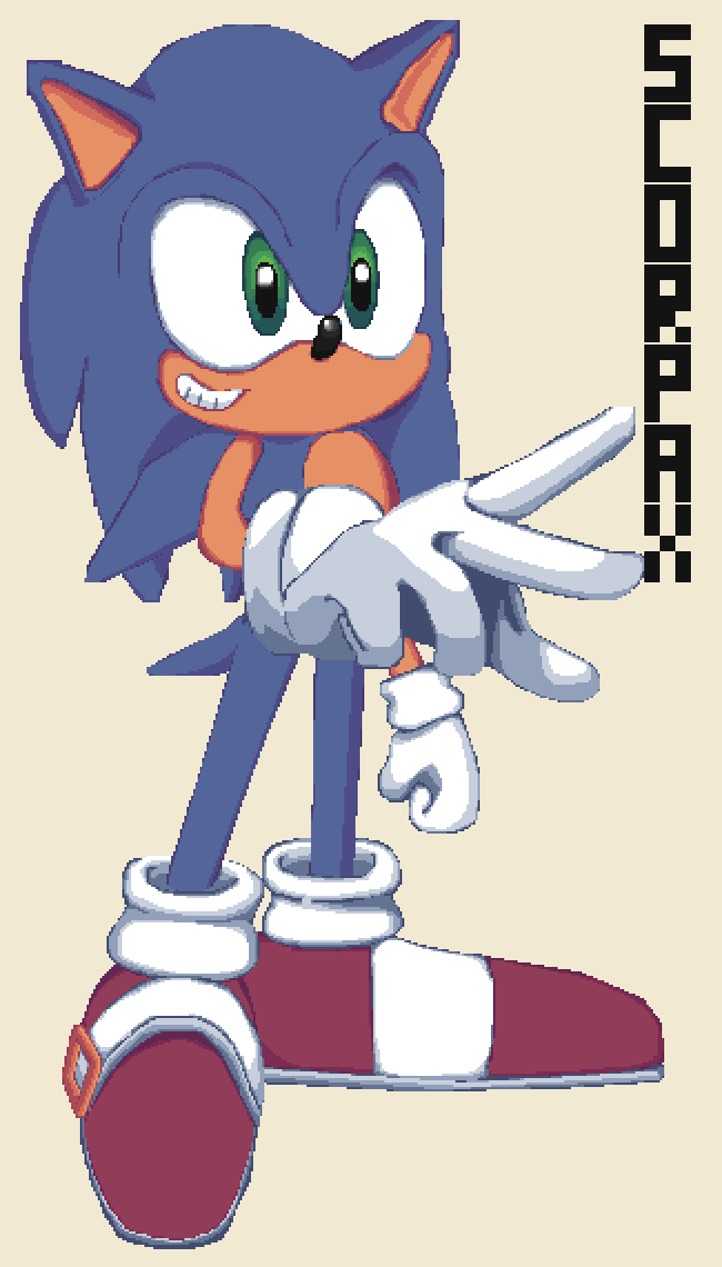 ScorpaxT's tweet photo. 96 - sonic #art #beginnerartist #pixelart #beginner https://t.co/kapyIpOWwE