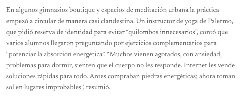 _HiperRealidad's tweet photo. 🌐 SOCIEDAD | “Tomar sol por el ano”: la práctica new age que llegó a la Argentina y ya preocupa a médicos por quemaduras y consultas insólitas https://t.co/wquQiLzUn6