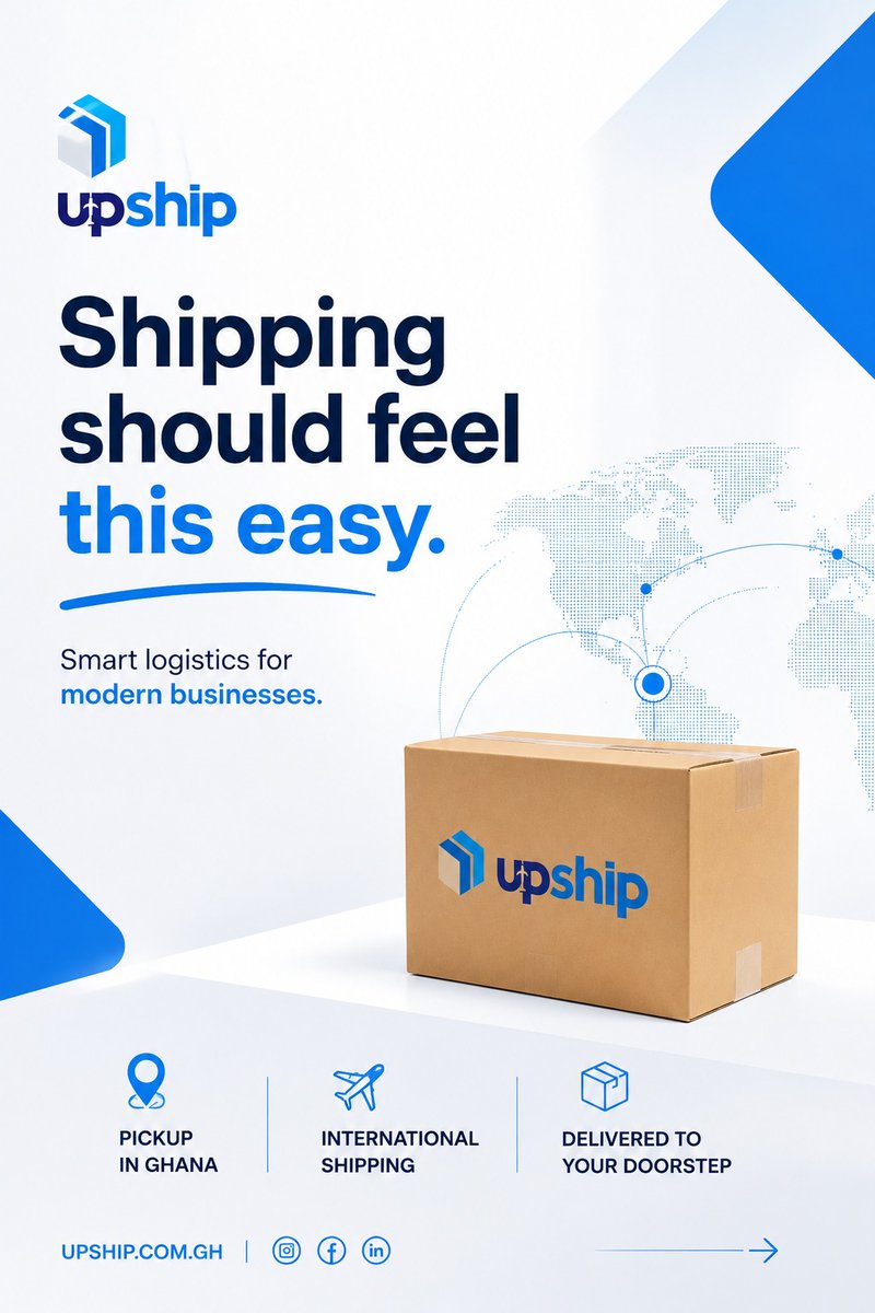 Upship_'s tweet photo. From your doorstep/storefront front in Ghana to the World. We make it happen. https://t.co/wq3ylcRamE