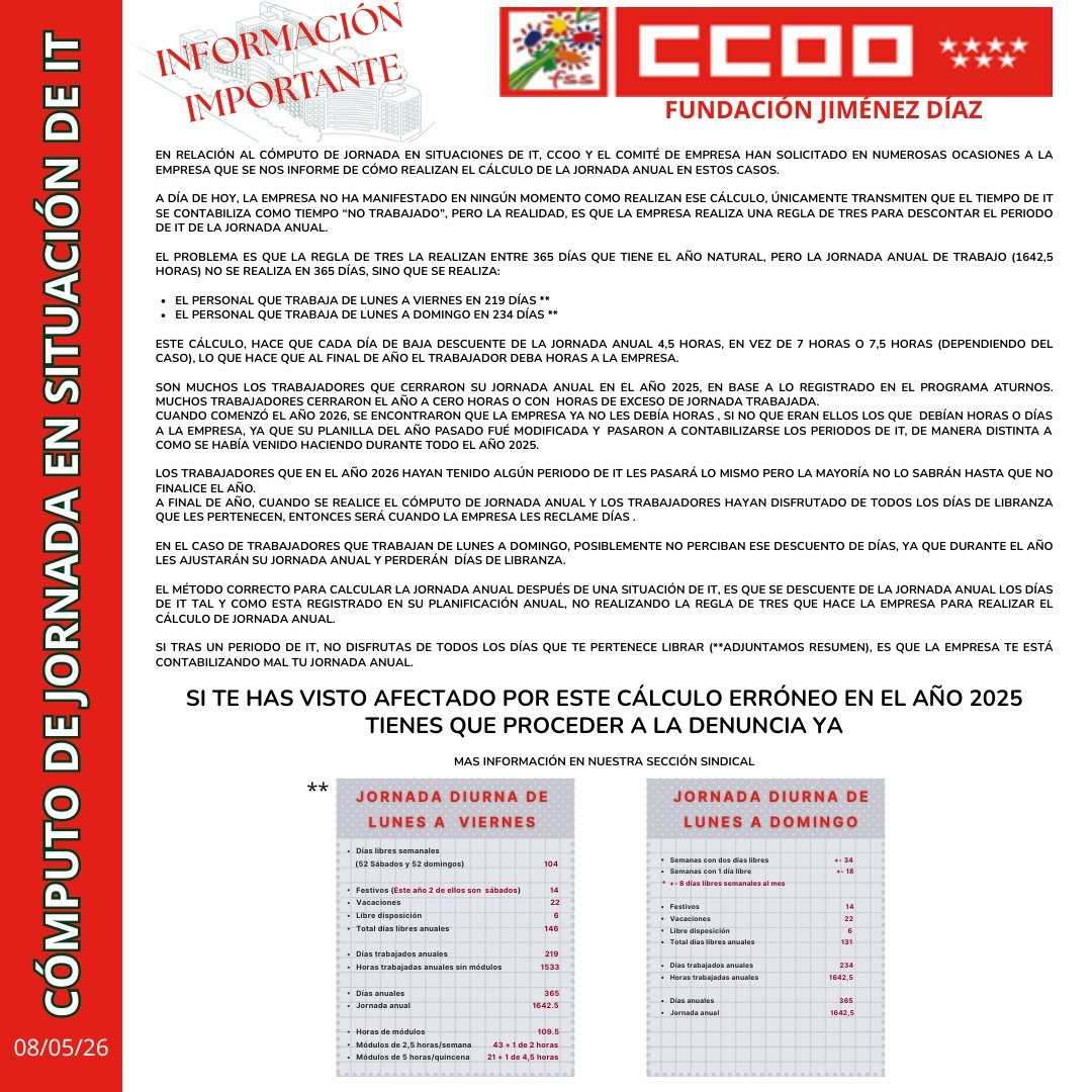 CCOO FJD tweet media