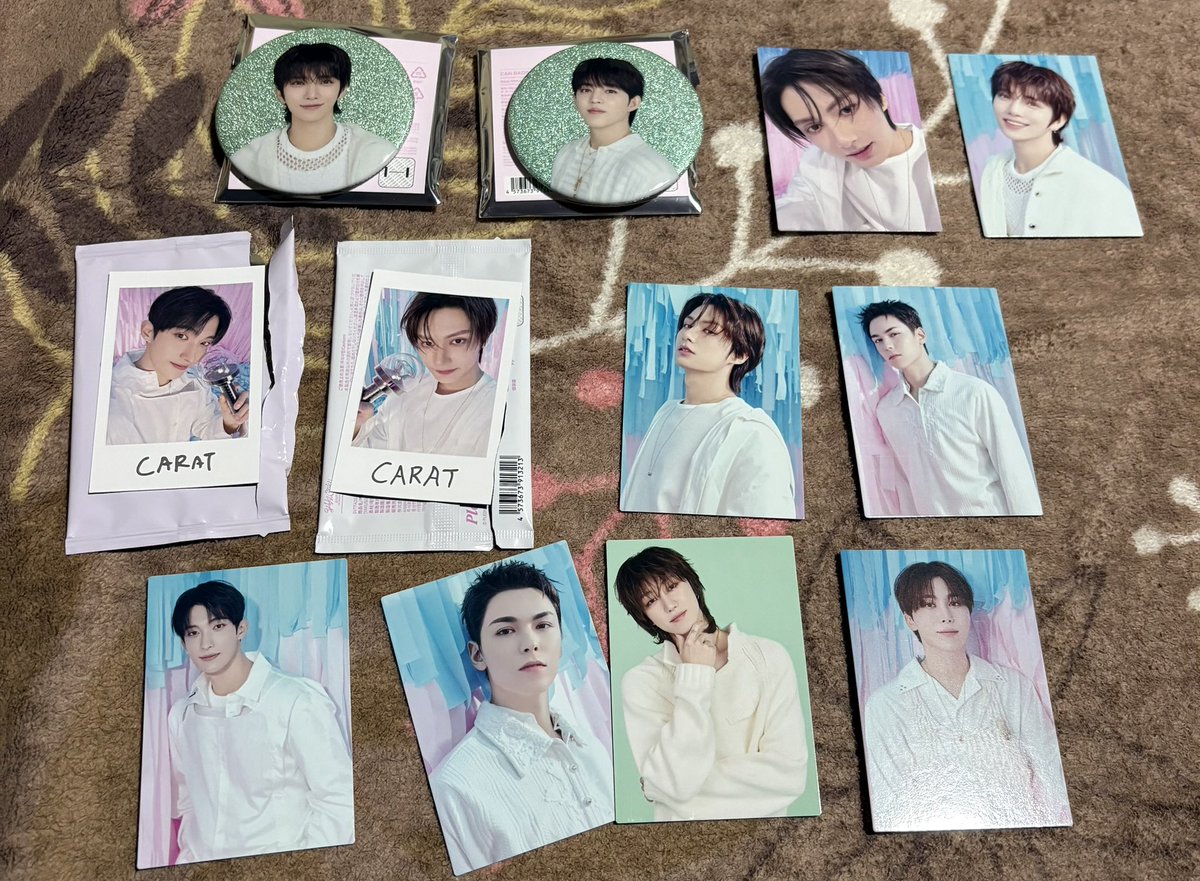 Pityo_rinrin's tweet photo. SEVENTEEN トレカ 缶バッジ交換

【求】 画像のディノ

【譲】 画像のもの

郵送交換希望
お気軽にお声掛けお願いします！！

 #seventeen交換 https://t.co/BFckpiEtAW