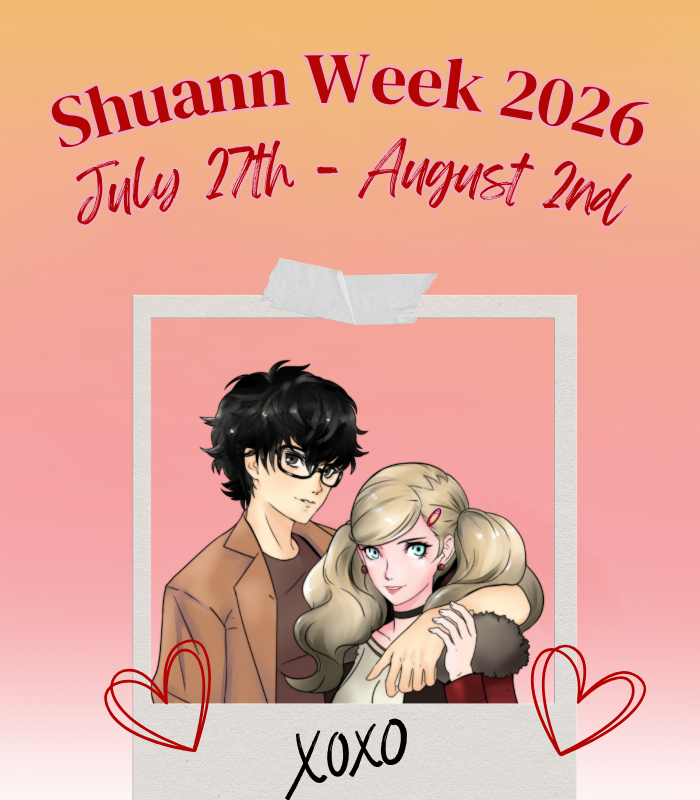 ShuannWeek's tweet photo. Due to certain schedule constraints, we've decided to hold this year's run from July 27th to August 2nd! A BIG thank you to @cypher_ink for drawing this amazing art! We hope to see you all there for the 8th run of #ShuannWeek! #Shuann #Akirann #Renann #主杏 #Persona5 https://t.co/f7GZcH50mR