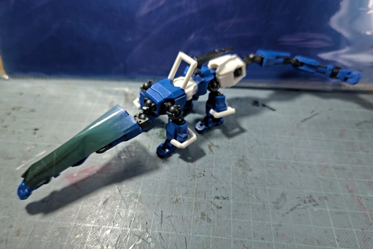 24ゾイド made from戦闘フィギュア ○ネプチューン(ワニ型):完成