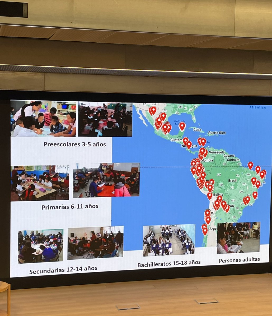 carbonell_sara's tweet photo. Da comienzo el Symposium Académico de Ciencia y Comunidades de Aprendizaje con @alfonso_oramas Transferencia de las AEE a miles de escuelas de Latinoamérica. Algunos resultados son mayor inclusión, incremento de la autoestima y más aprendizaje #CdA26 https://t.co/bXOg3HSRFk