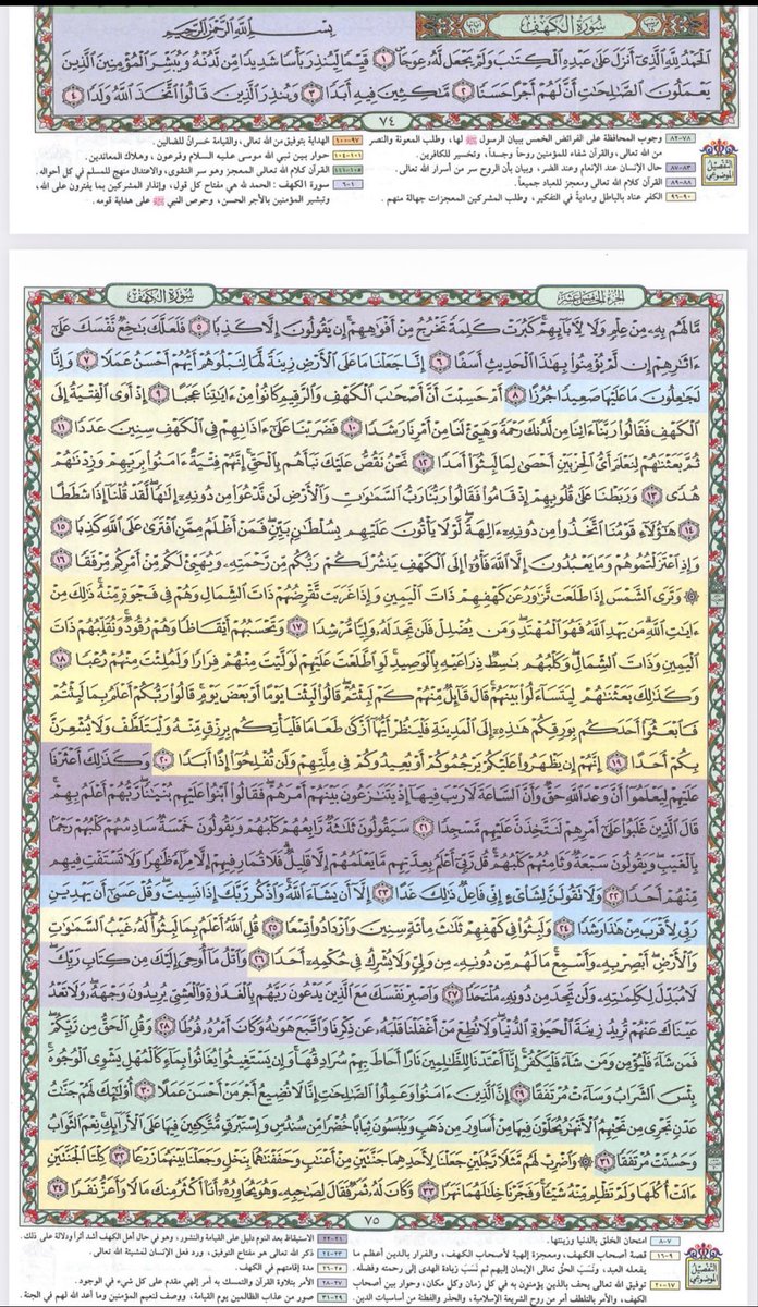 Ha__H__'s tweet photo. #سورة_الكهف  
نور مابين الجمعتين https://t.co/4SJroKLWu2