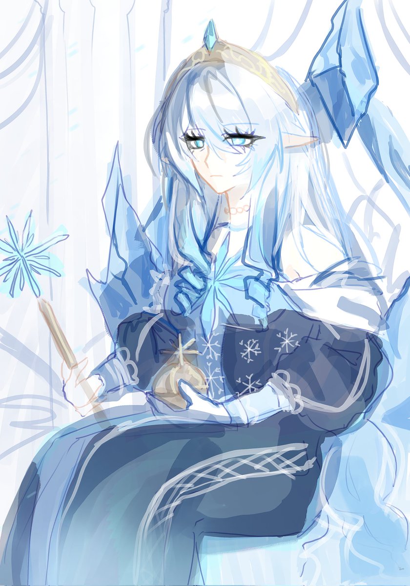 I still stand with white haired Tsaritsa 
#tsaritsa #genshininmpact