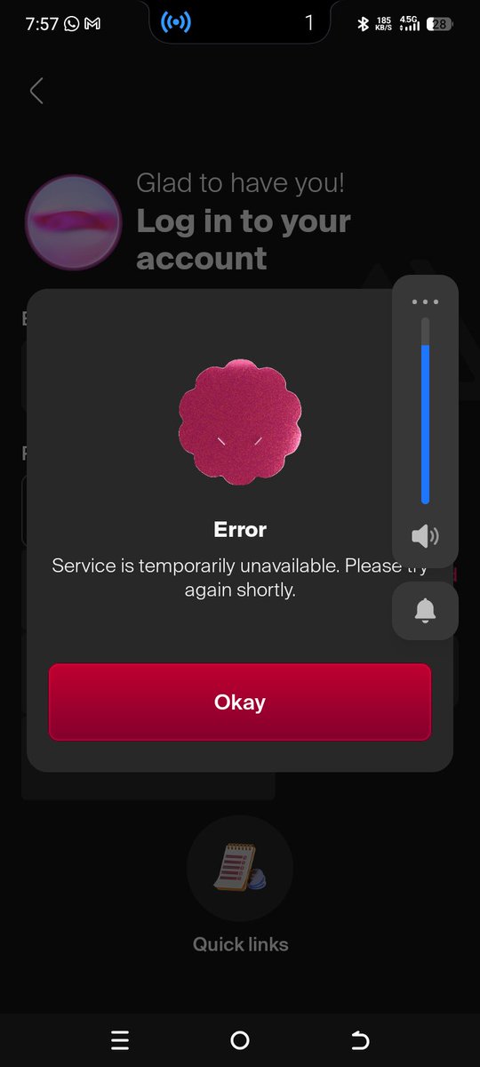 DTash91's tweet photo. @alat_ng 

Pls I have been trying to authorize my bank app since on Tuesday so I can login on my new device. But for where, after taking the selfie, error message, network something, try again later https://t.co/FKg6mUId68