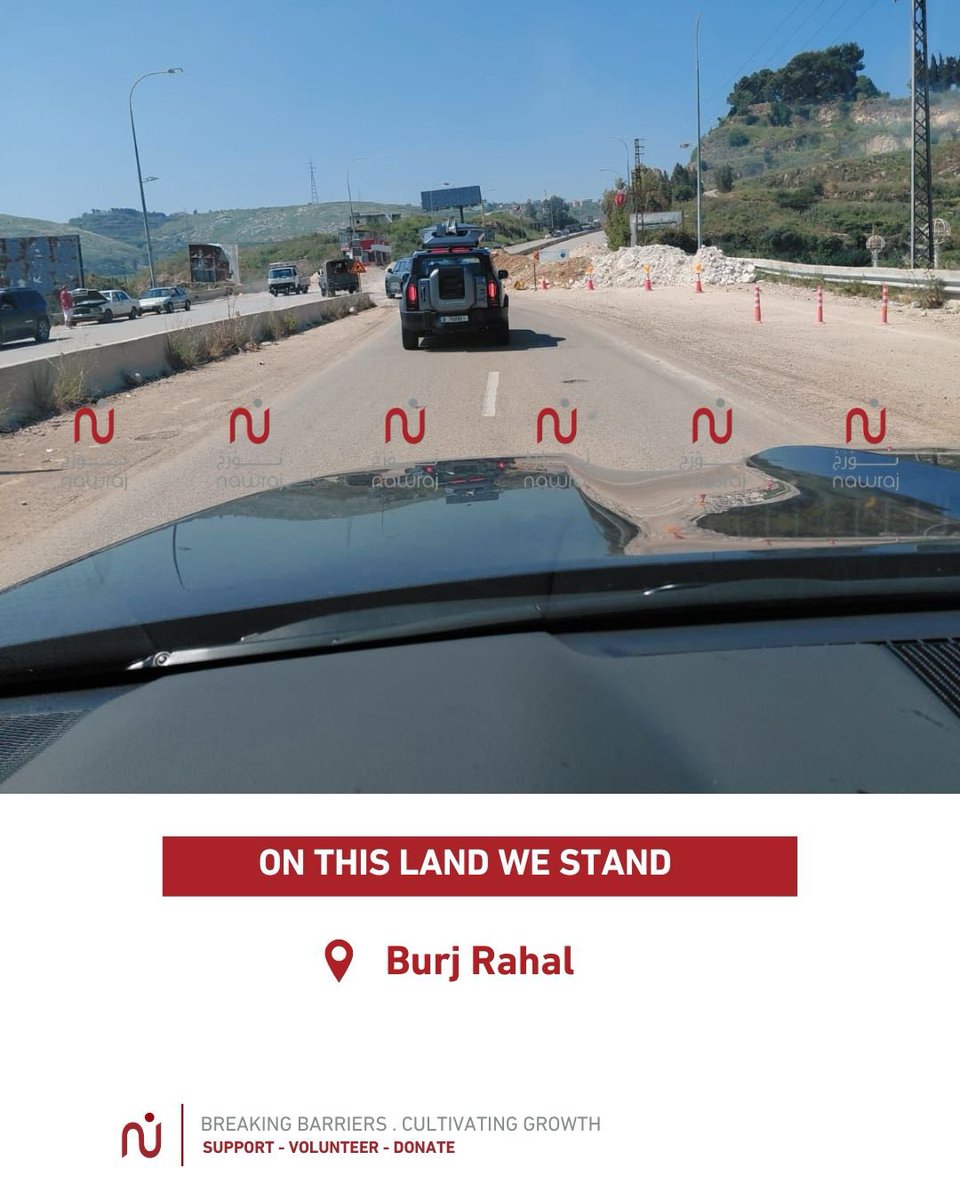 NawrajNGO's tweet photo. Live from Burj Rahal - on the Qassimiyeh Bridge. Nawraj Convoy first stop on its way to Debel. 

#OnThisLandWeStand #EmergencyForLebanon #SaveSouthLebanon #FrontlineVillages #NawrajNGO https://t.co/2v8RFxW5Gg