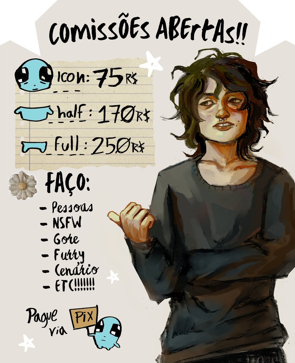 abrindo comissões pq preciso pagar a terapia hormonal e arrumar meu pc

mais info e outras artes só vir dm, 4 slots abertos

ajudem um pobre fudido👇👇