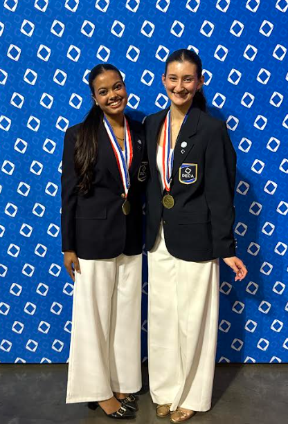 NVDemarest's tweet photo. Congratulations, NVD DECA! We sent nine students to ICDC this year.  Samaaya Agarwal and Ava Pavlos were top ten finishers in their event, and Jonah Wagner took home third in his event. https://t.co/OBv4aJNToH