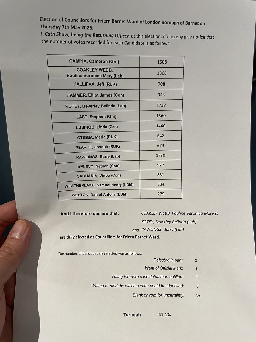 Barnet Council tweet media