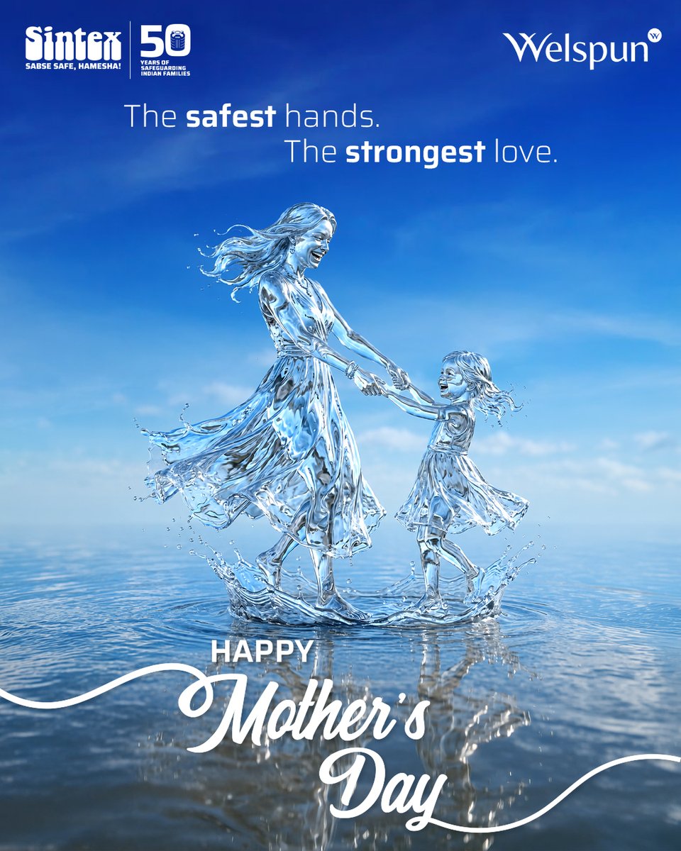 sintex_india's tweet photo. From little worries to life’s biggest moments, moms have always kept us - sabse safe, hamesha. 

To all the mothers who protect, care, and never stop, Sintex wishes you all a very Happy Mother’s Day.

#Sintex #SabseSafeHamesha #MothersDay #Safe #Care https://t.co/9bN4jLOT6M