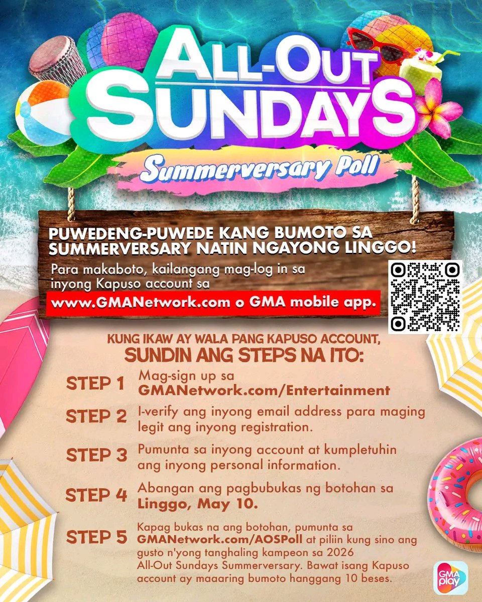 ChantyyPH's tweet photo. Abangan ang si Chanty at TEAM ROADTRIP this Sunday. Kaya Team Bahay. Vote #TEAMROADTRIP! 

Vote for your favorite AyOS barkada perf at tulungan silang maging 2026 AOS Summerversary Champ!  
Voting starts this May 10, 2026!

https://t.co/D0OuLIswcO 
#Chanty #AOSSummerversary https://t.co/L8JIMgfuwE