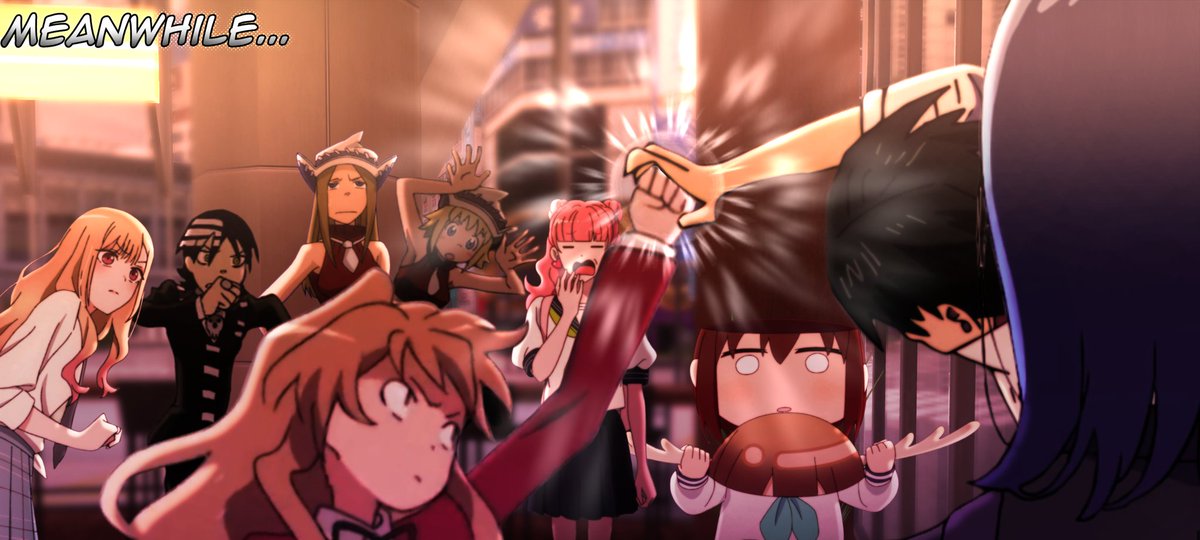 CURSED_CHILD_'s tweet photo. @DoeEyeGal @HalfDragonRuri @ProtectKanezaka @The4thQualified @Guitar_H3R0 @PalmTopTigerGrr @EXTROVERTGUITAR @marin3_cosplays Taiga, please- 

Taiga, stop trying to hit me. Quit it. https://t.co/JyUMxOaEiu