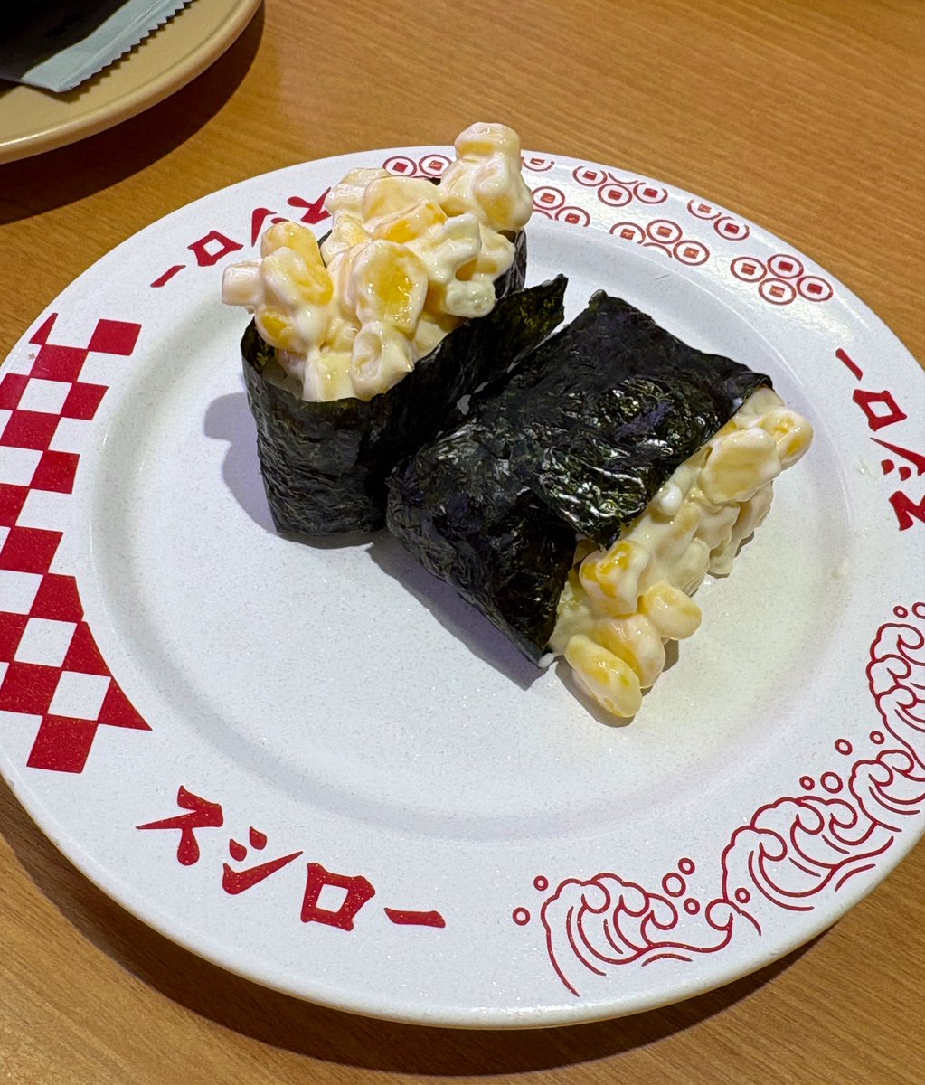 tau_again's tweet photo. マヨコーンが真横ーン！！ https://t.co/tmcR3RXQFq