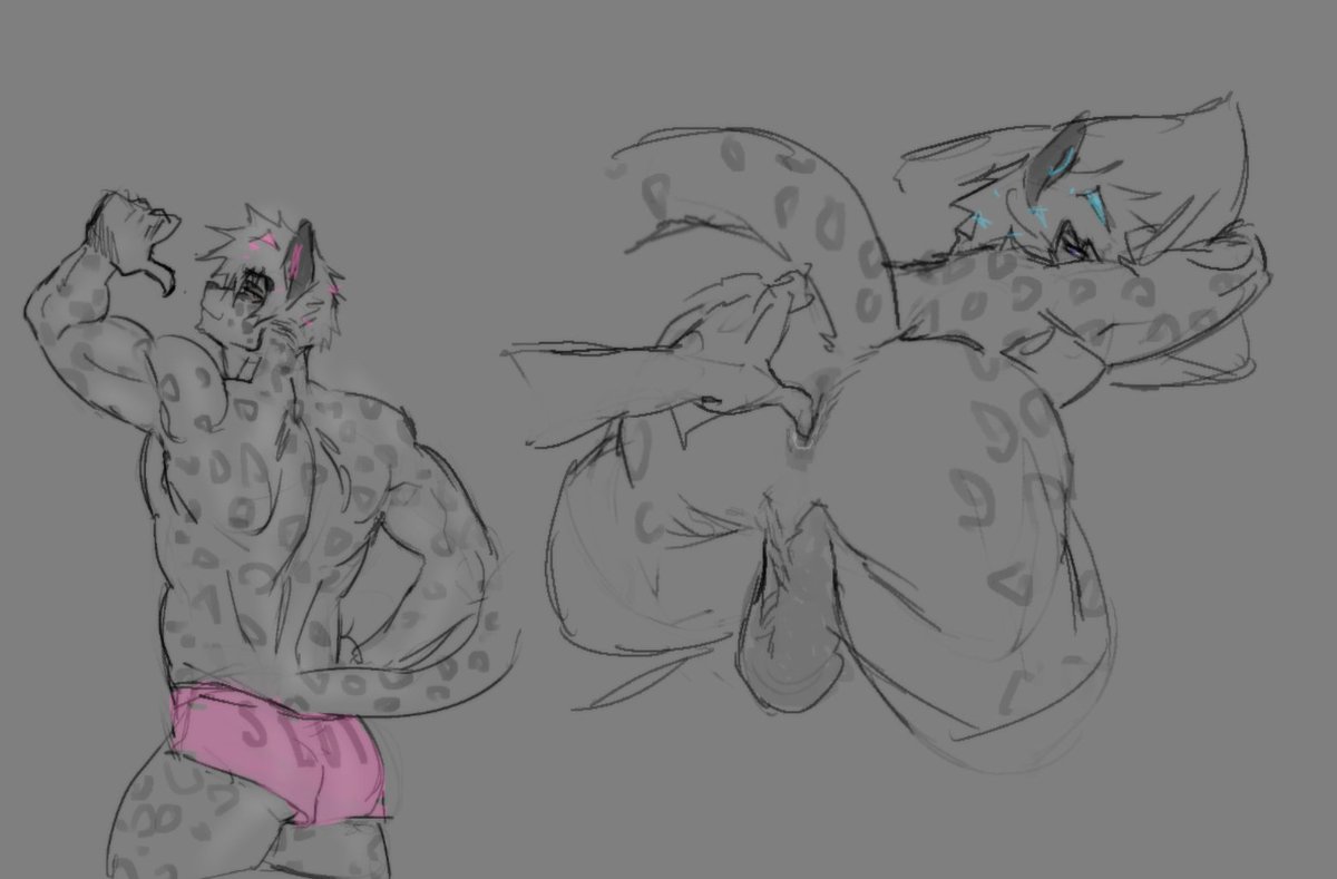 Ksenynon's tweet photo. sketches of my sona https://t.co/r62YhTbMdb