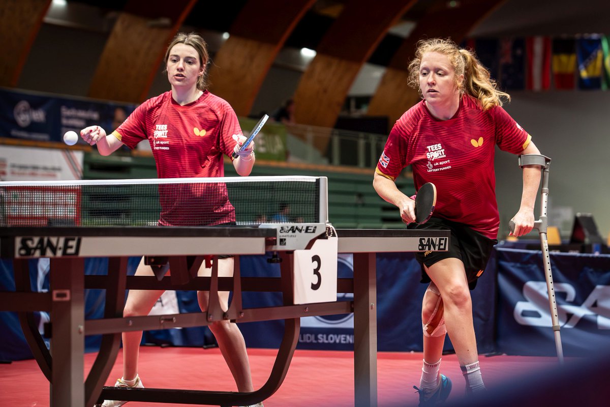 BritishParaTT's tweet photo. WD14
@FlissPick Grace Williams edge tense deciding set 12-10 to beat Wang/Jiang CHN 3-2 &amp; they are through to knockout stages tomorrow https://t.co/a5SjT0OWOy