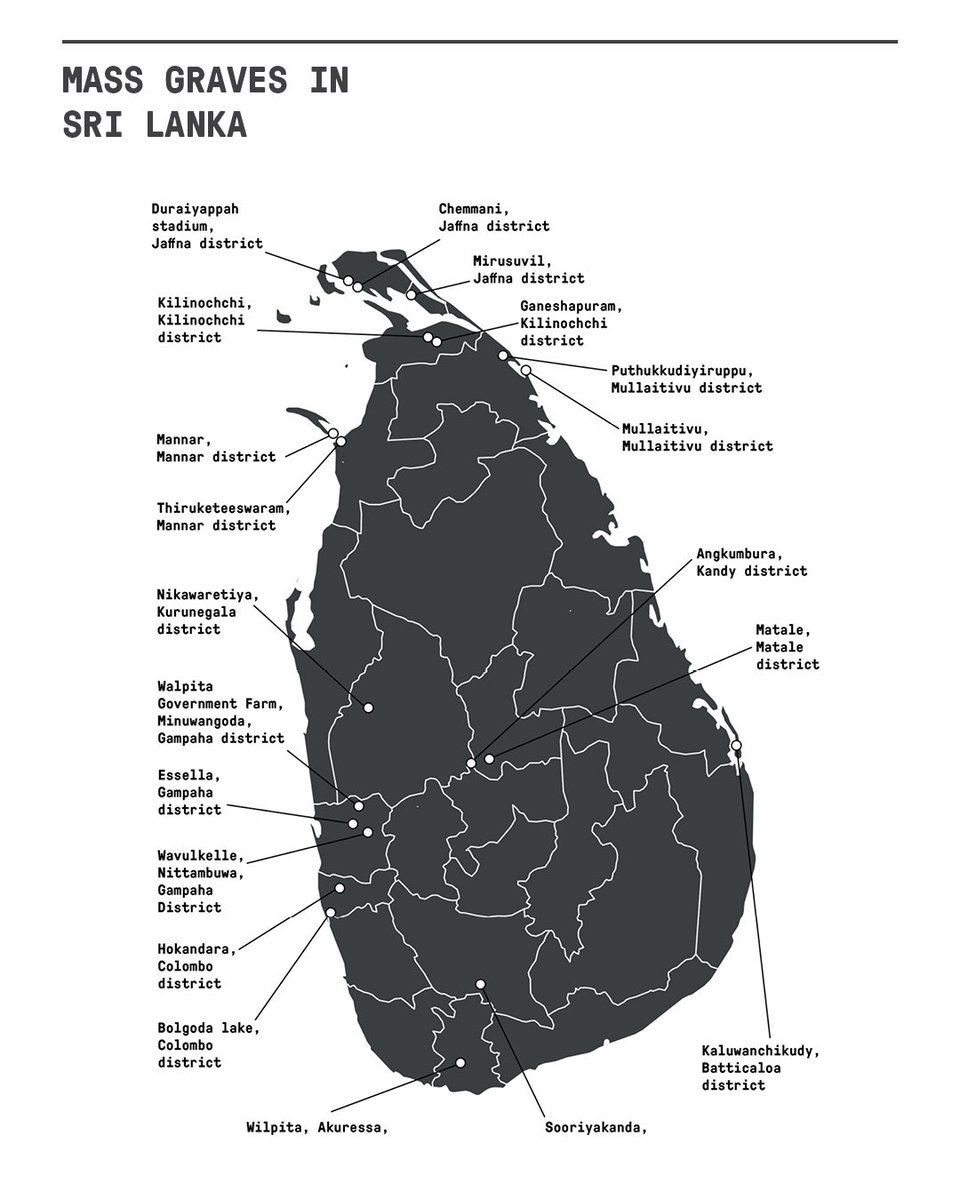 itjpsl's tweet photo. Chemmani is one of dozens of mass grave sites in Sri Lanka, with many still undiscovered and many only partially investigated. Tens of thousands are believed to be buried across the island. https://t.co/5fueXh85Un