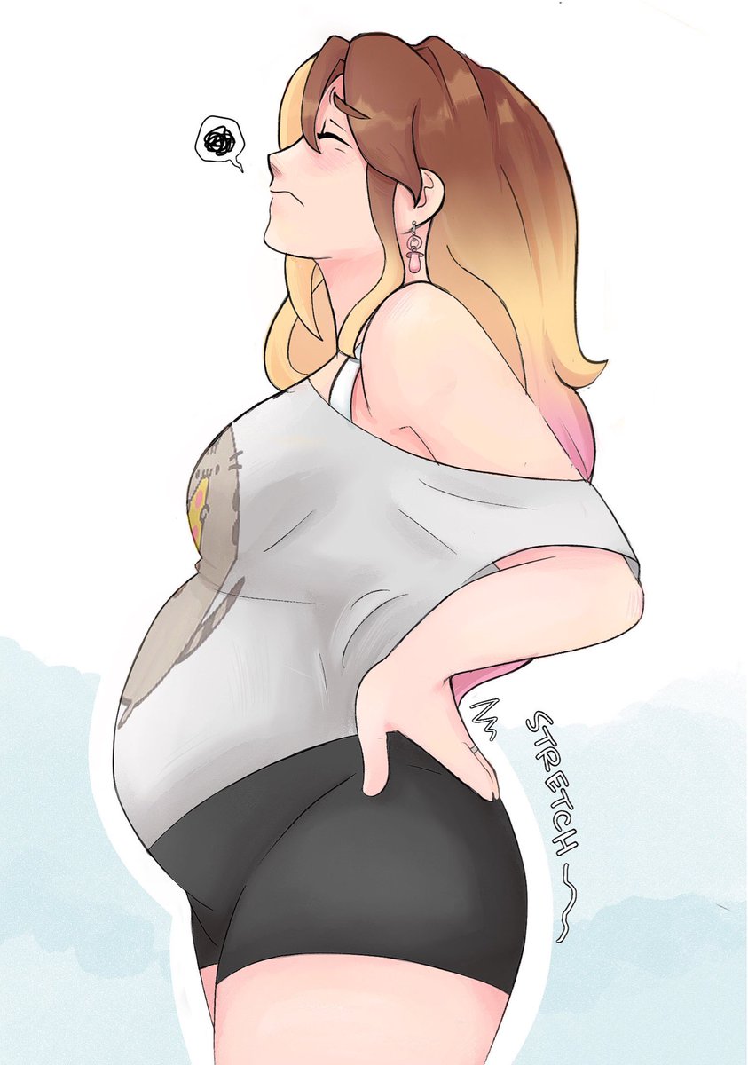 doodals_'s tweet photo. ok… i think i feel safe enough to post these again… 

mama-to-be dally !!! 🍼 #olba #baxterward https://t.co/rr980pUtFb