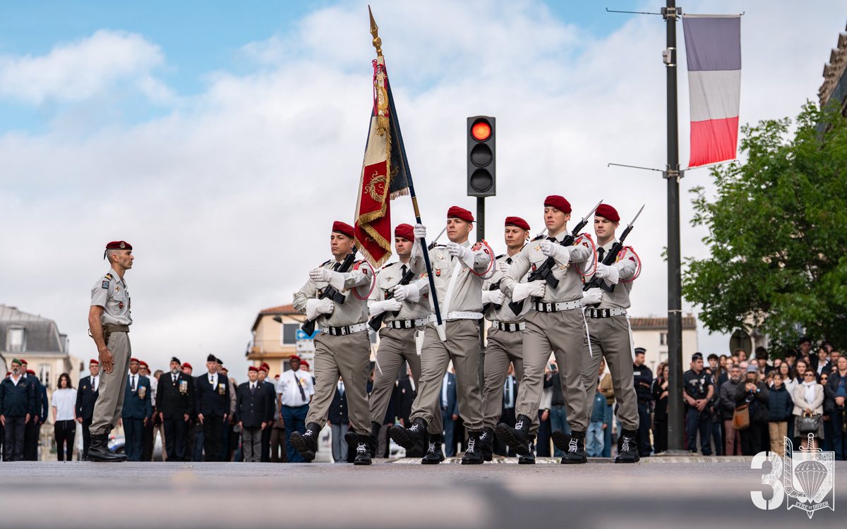 3RPIMa's tweet photo. 🇫🇷 Commémoration du 8 mai 1945 🇫🇷

Ce matin, le 3e RPIMa a participé à la cérémonie commémorative de la Victoire du 8 mai 1945 à Carcassonne.

Se souvenir, transmettre et honorer l’engagement de nos anciens...

#3RPIMa #8Mai1945 #DevoirDeMémoire #Commémoration #France https://t.co/NLbdVw0WQF
