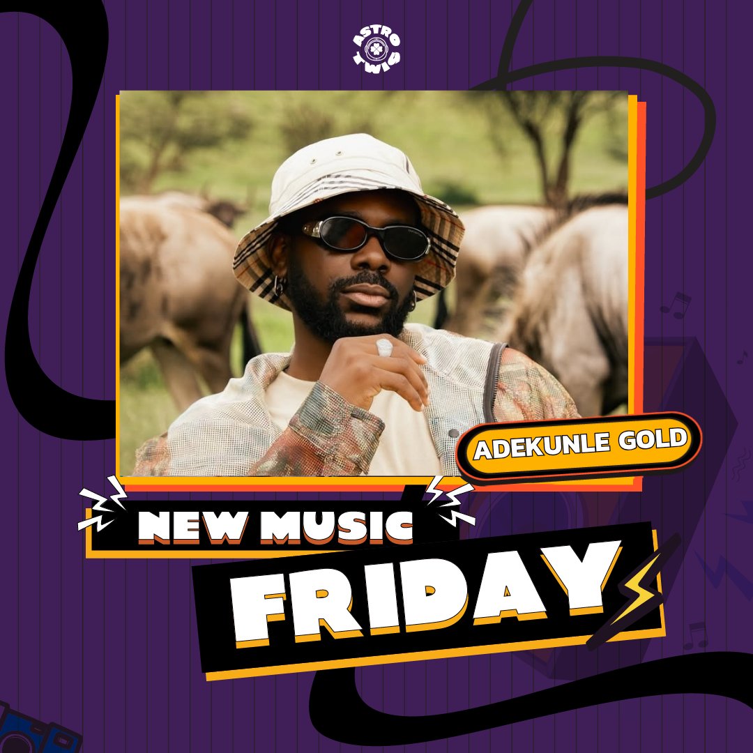 Astrotwig's tweet photo. Astrotwig New Music Friday!🪐
(A)
Adekunle Gold: Fuji Xtra
(EP)
Laidy: NAMI
(S)
Olamide: Rock Me Gentle
Dullar: Shayo
Portable: Fijabi
Victor Coke: Fun
Tee Dollar: Kupe
Naira Marley: Moti high
🖼️⭐: @adekunleGOLD
💽: Fuji Xtra
🔗: https://t.co/NBvL5BP8Gl
#stayastro🚀 #stayabove💜 https://t.co/wQBXUmtDl6