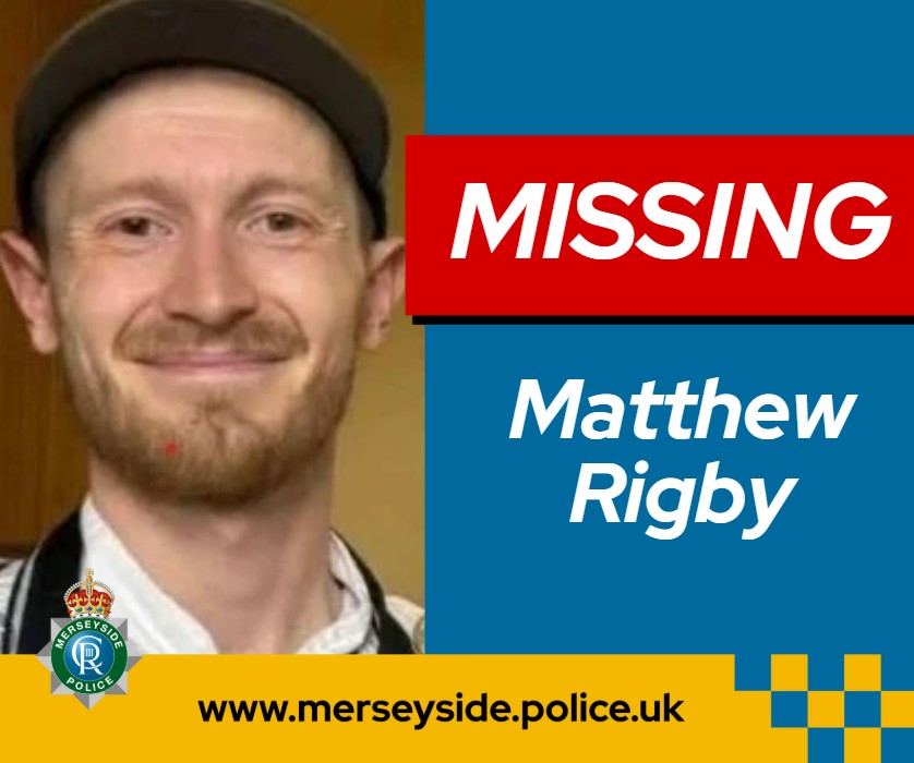 We are appealing for help in finding a 29 year-old man who is #missing from home in #Liverpool.

Matthew Rigby was last seen at his home address in #Kensington at 7am on Wednesday 6 May.

He is described as a white male, 5ft 8in tall, of slim build with short strawberry blond