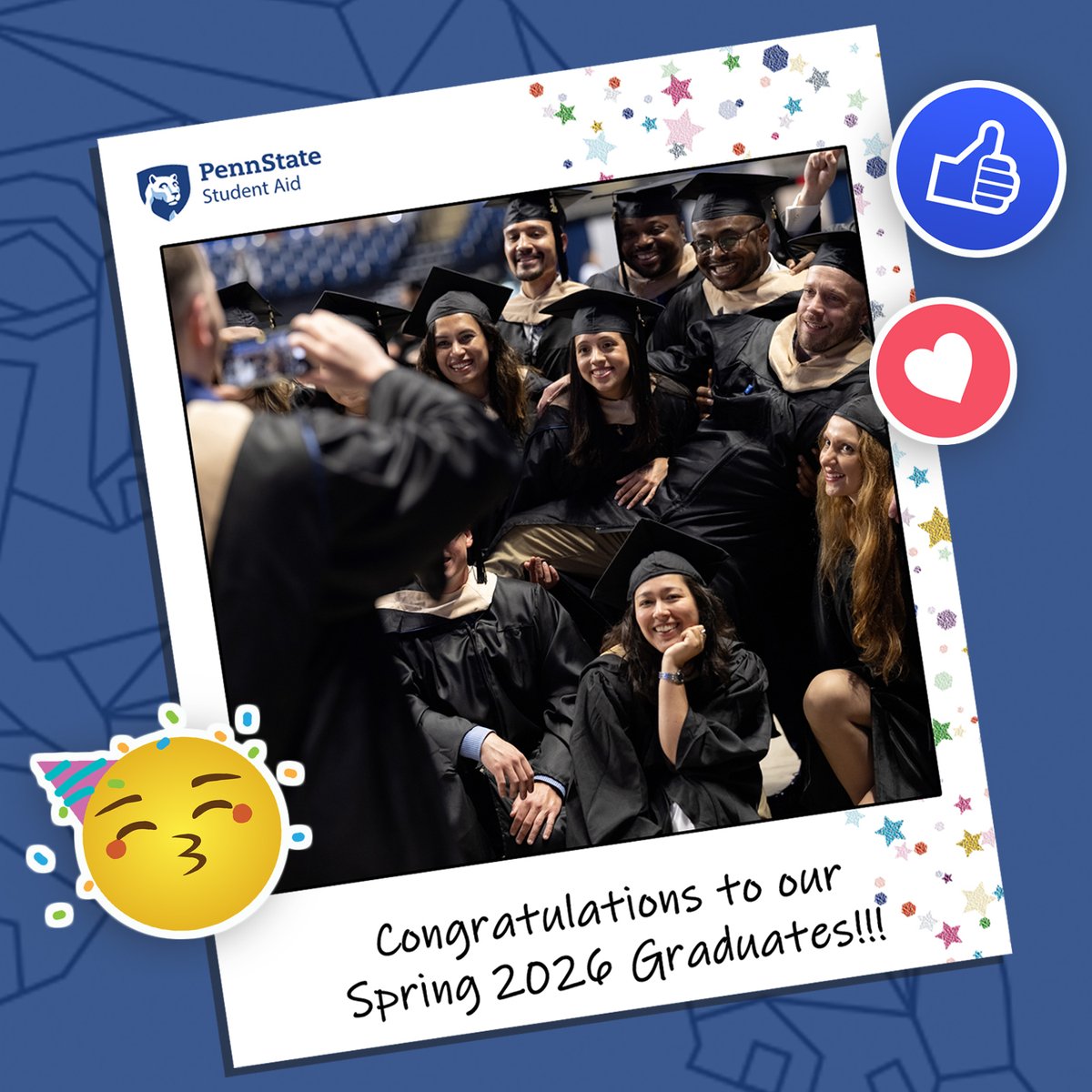 Congratulations to all of the Nittany Lions graduating this weekend! WE  ARE so proud of you.  https://t.co/vq2fFObzrc