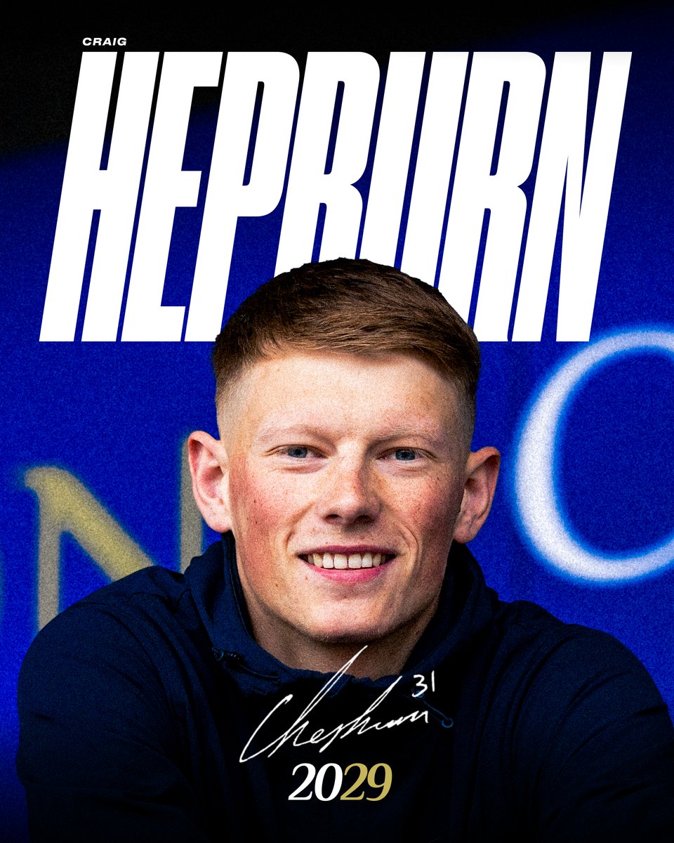 StJohnstone's tweet photo. Local lad living his dream.

We are delighted to confirm that goalkeeper Craig Hepburn has extended his contract at McDiarmid Park until 2029 💙

#SJFC