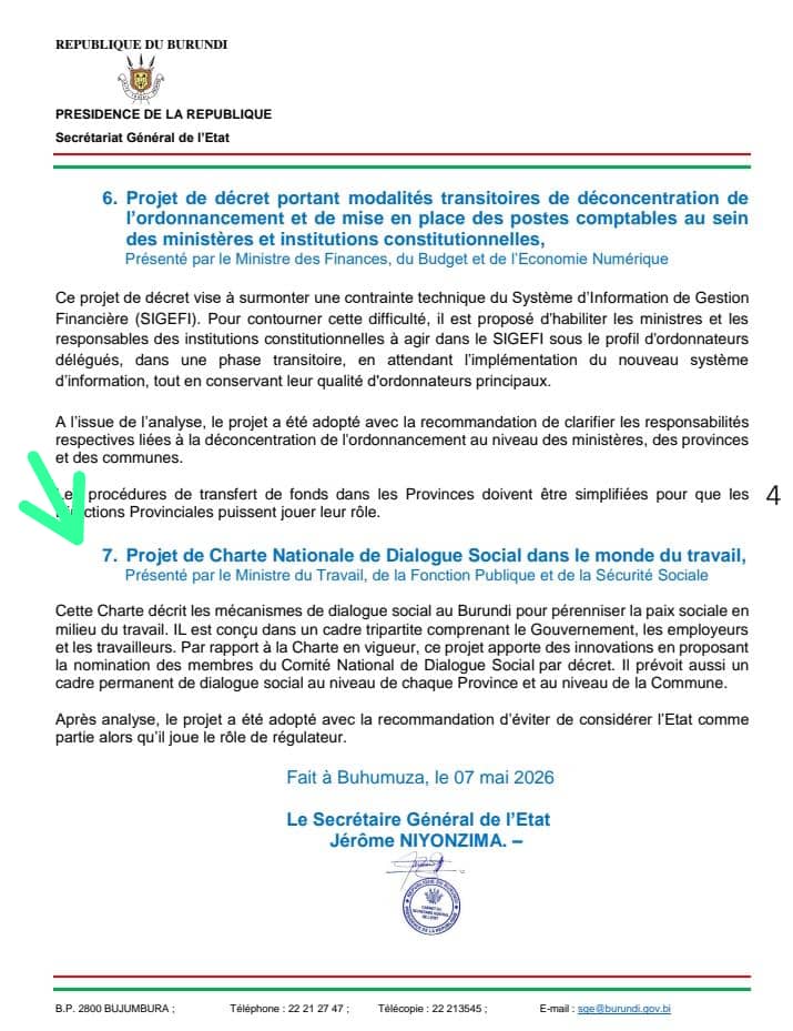 👍📃 Le Conseil des ministres a adopté un projet de Charte nationale du ...