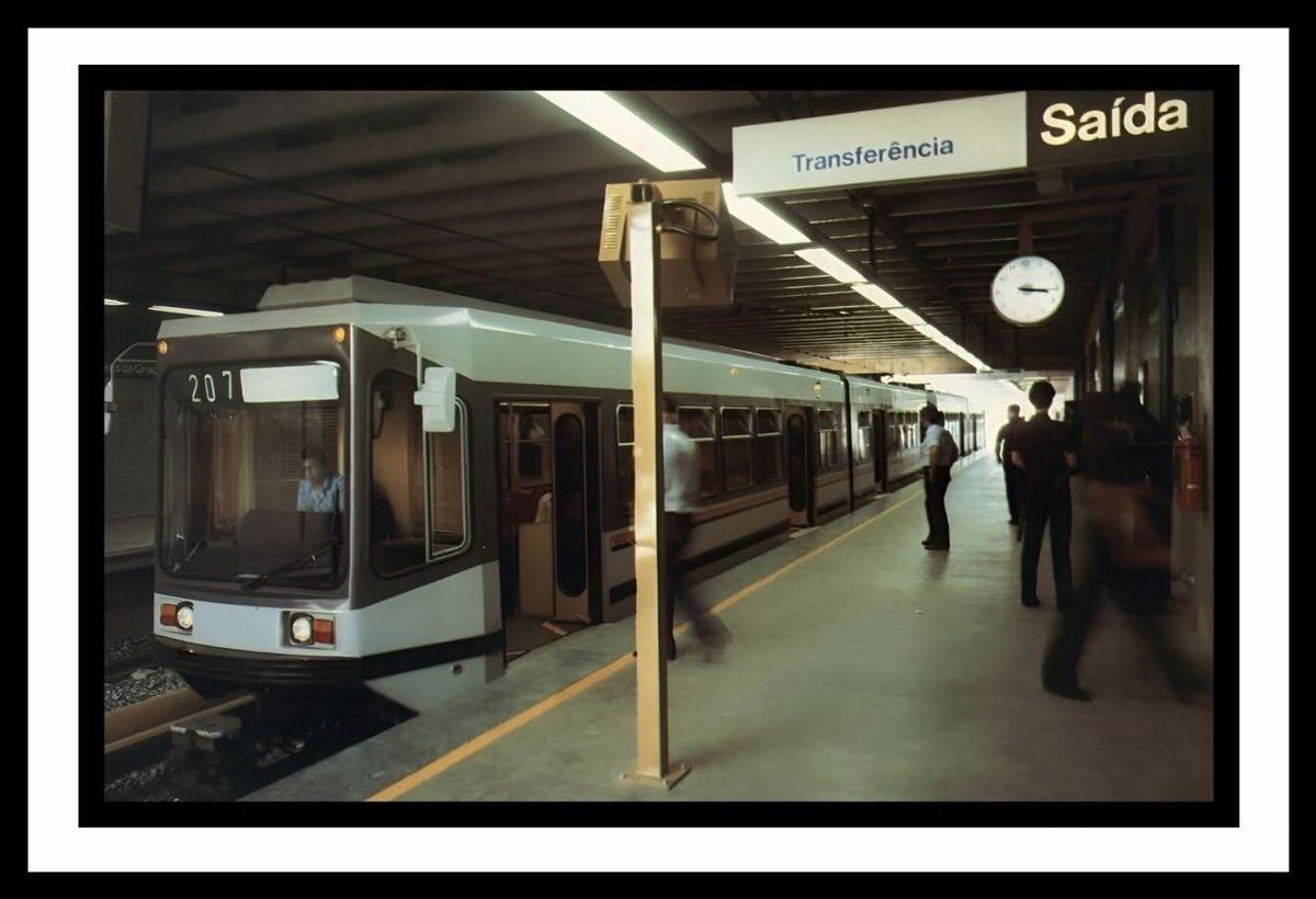 " Pré metrô " estação Maria da Graça, 1990