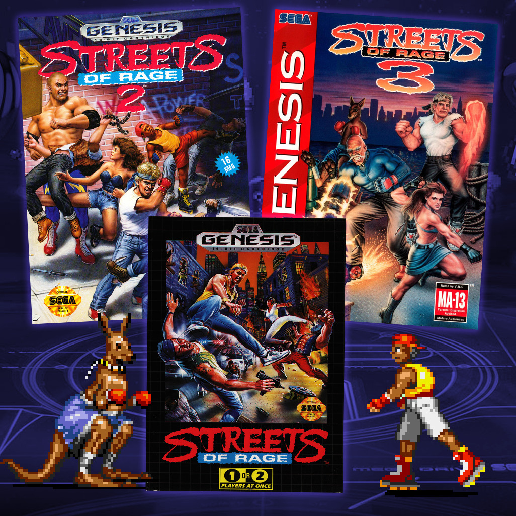 Rank the 'Streets Of Rage' 16-bit games - which one is the one you go back to the most?