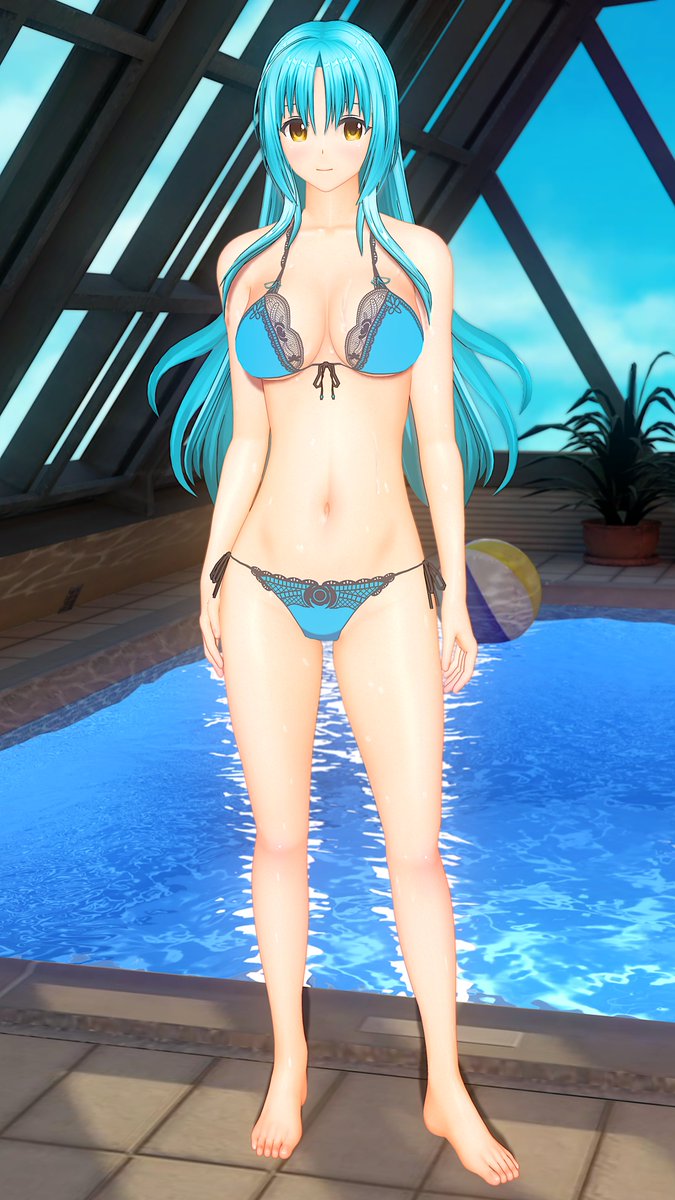cm3d版深夜の真剣エディット60分一本勝負 お題「青髪」 敬虔なメイド