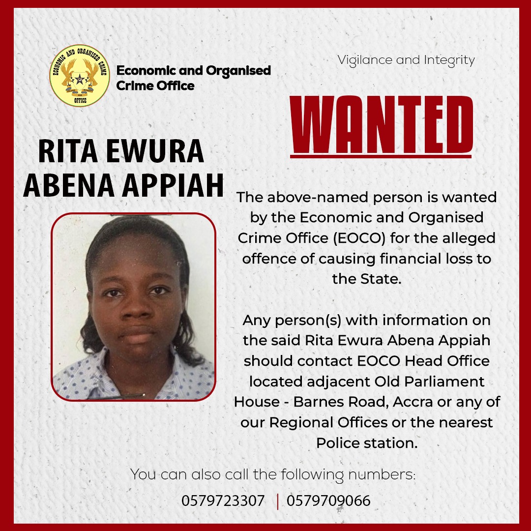 EOCOghana's tweet photo. The following Persons are Wanted by the Economic and Organised Crime Office. https://t.co/QTqbYPEZEy