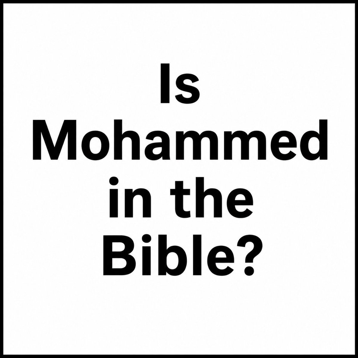 MikeArnoldTruth's tweet photo. I found Mohammed in the Bible!

Poor Islamic propagandists jumping through hoops and twisting logic to try to find Mohammed in the Bible. Let me save you the trouble:

Galatians 1:8 — “Even if an angel from heaven should preach another gospel…”
Muhammad claimed revelation from an angel yet denied the crucifixion and Sonship of Christ.

1 John 2:22 — “Who is the liar but he who denies that Jesus is the Christ? This is the antichrist…”
Islam explicitly denies the Son.

2 Corinthians 11:14–15 — Satan disguises himself as an angel of light.
Revelation 13 — the global anti-Christ system is a false prophetic religion demanding submission apart from the Lamb.

Matthew 7:15 — “Beware of false prophets…”