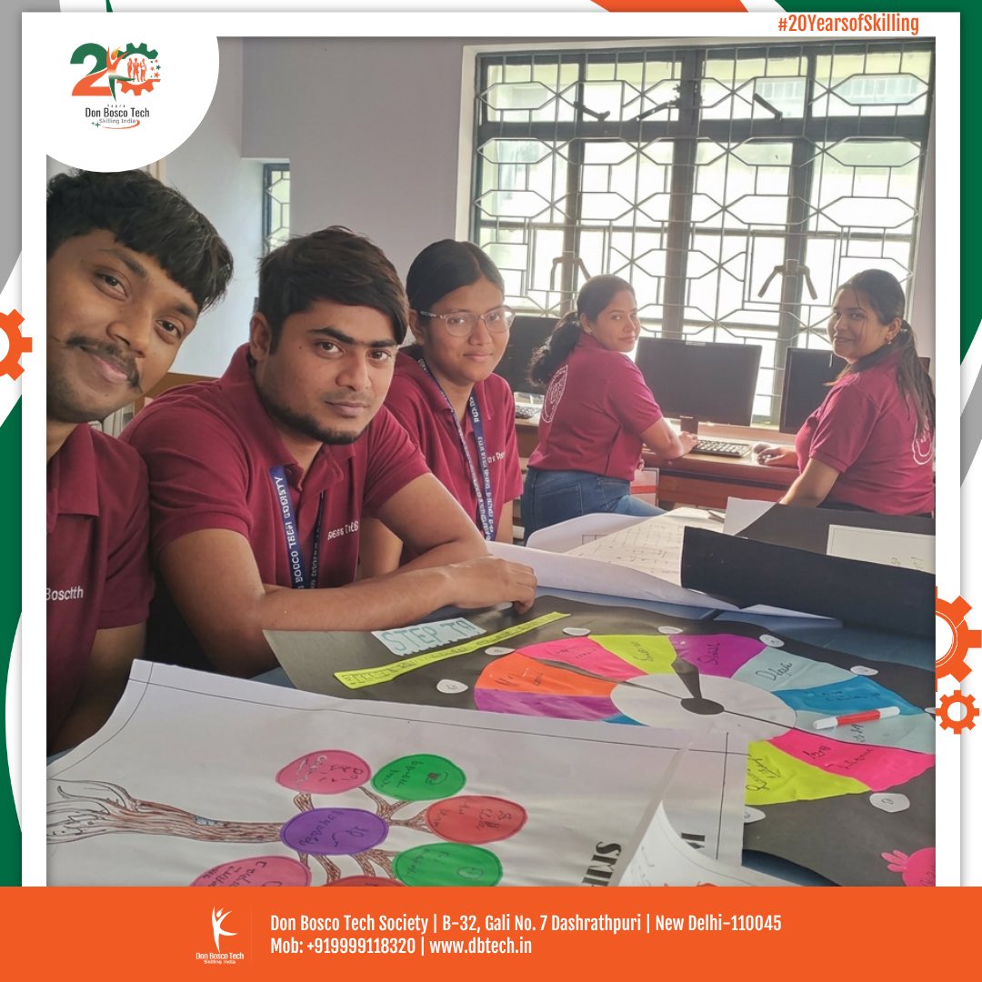 DBTechSociety's tweet photo. Our Web Developer trainees at the Don Bosco Tech Monsada Centre, West Bengal, proved that innovation doesn’t always begin on a screen sometimes, it begins on paper.

Through creative chart presentations, trainees simplified complex web development concepts.

#DonBoscoTech https://t.co/dmVpPIocxk