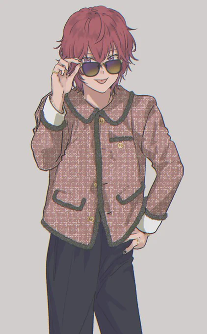 授業参観服を着せられてるぶんちゃいどる