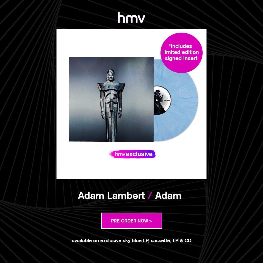 Repost from @hmvinstagram IG Adam Lambert's new era blends