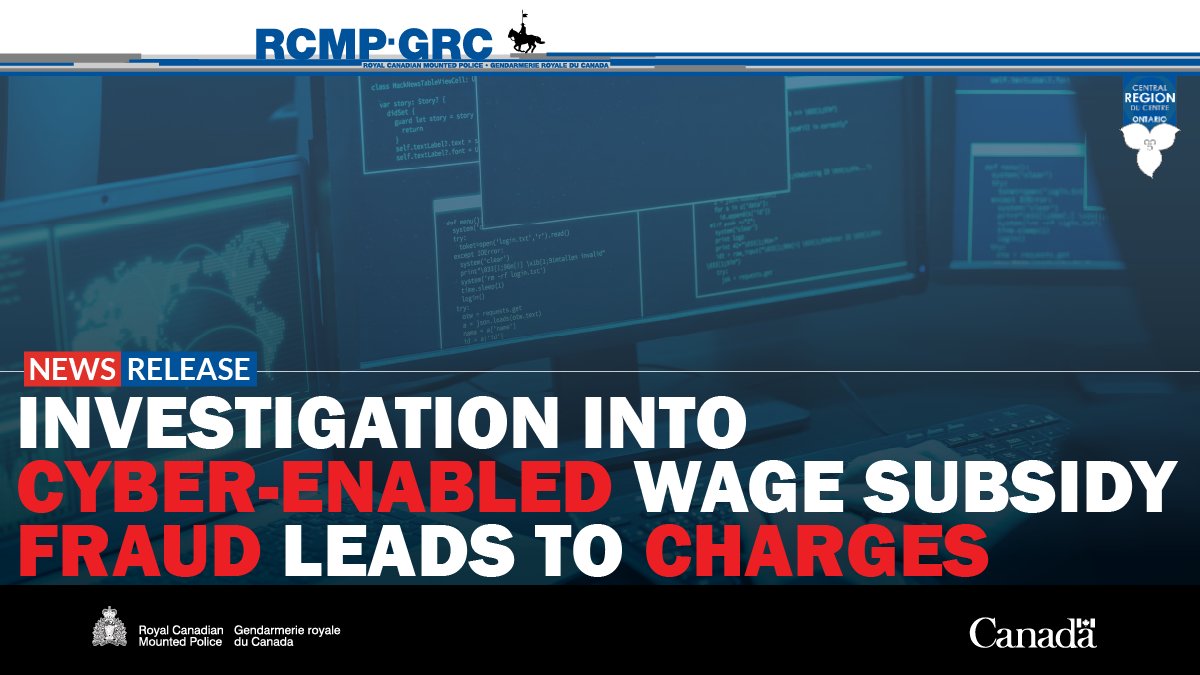RCMP in Ontario tweet media