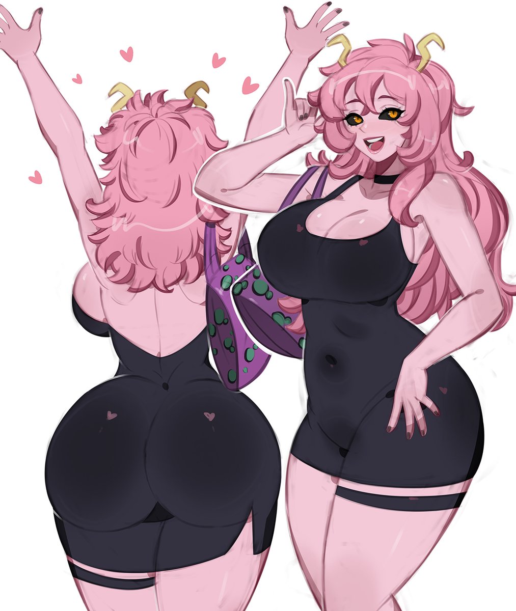 Kyopink611's tweet photo. drew mina ashido https://t.co/pkUhVU1jyF
