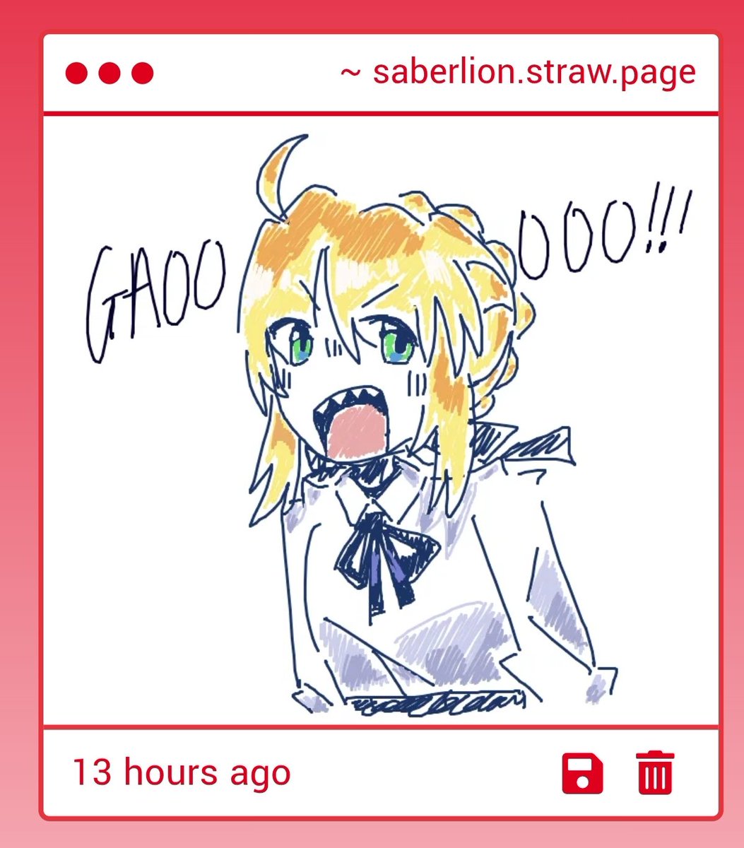 Saber roars every day tweet media