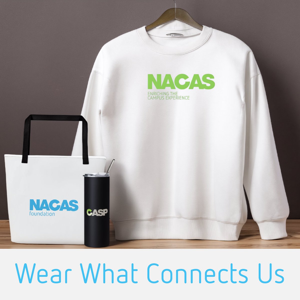 NACASorg's tweet photo. The NACAS Foundation Brand Shop is more than apparel and accessories. It’s a way to represent the community, connections, and impact that brings us together.

Support the NACAS Foundation and wear what connects us wherever you go!

https://t.co/MBqXmZyPaF https://t.co/PvRb4mPRxh