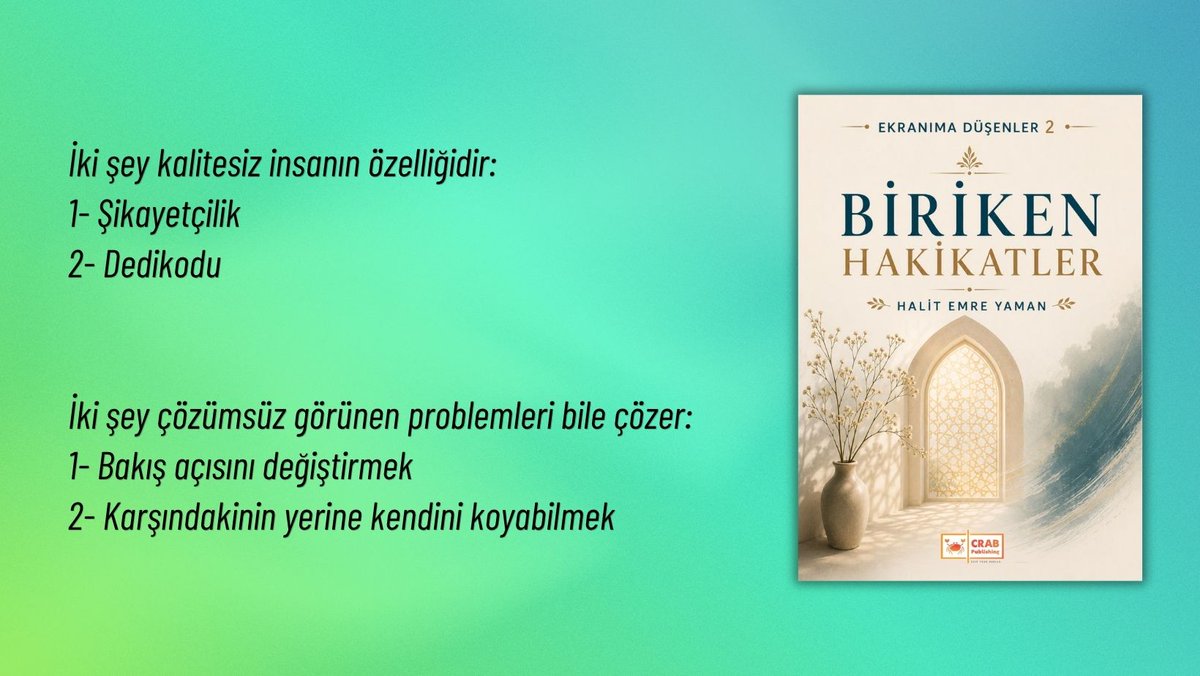 crabpublishing's tweet photo. Ekranıma Düşenler 2⃣
BİRİKEN HAKİKATLER
Halit Emre Yaman / @halitemreyaman1

💯🆓ÜCRETSİZ indirmek için...
SMASHWORDS👉https://t.co/BKBjGhYXPy
GOOGLE PLAY👉https://t.co/sbo3mNkqVW
APPLE👉https://t.co/QQ3ji45Ql6
KOBO👉https://t.co/R3zMhwoxYU

İyi okumalar... https://t.co/frtA4DArI0